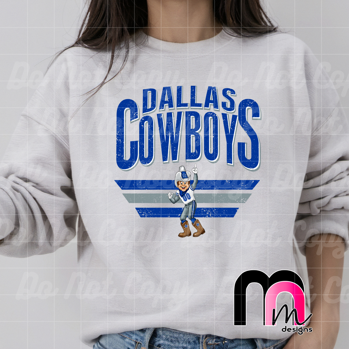 Cowboys Mascot DTF