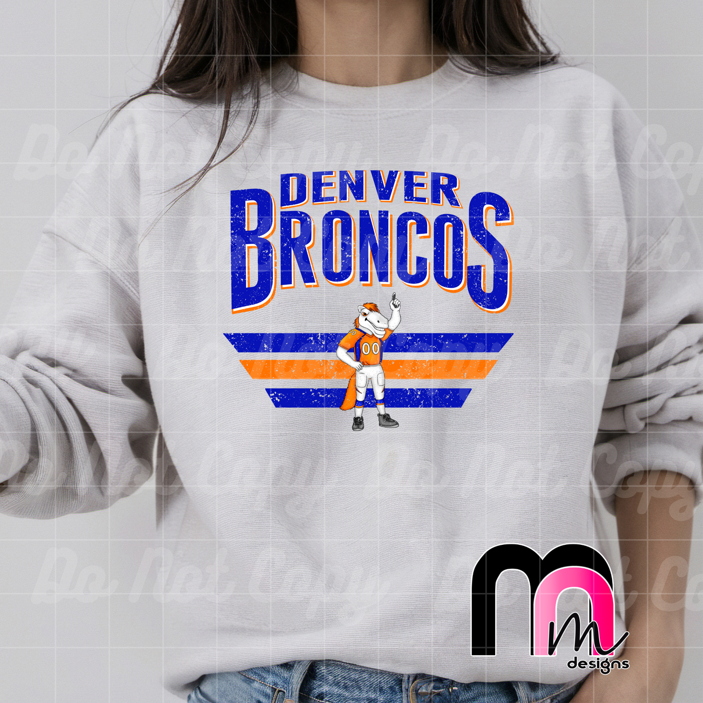 Broncos Mascot DTF