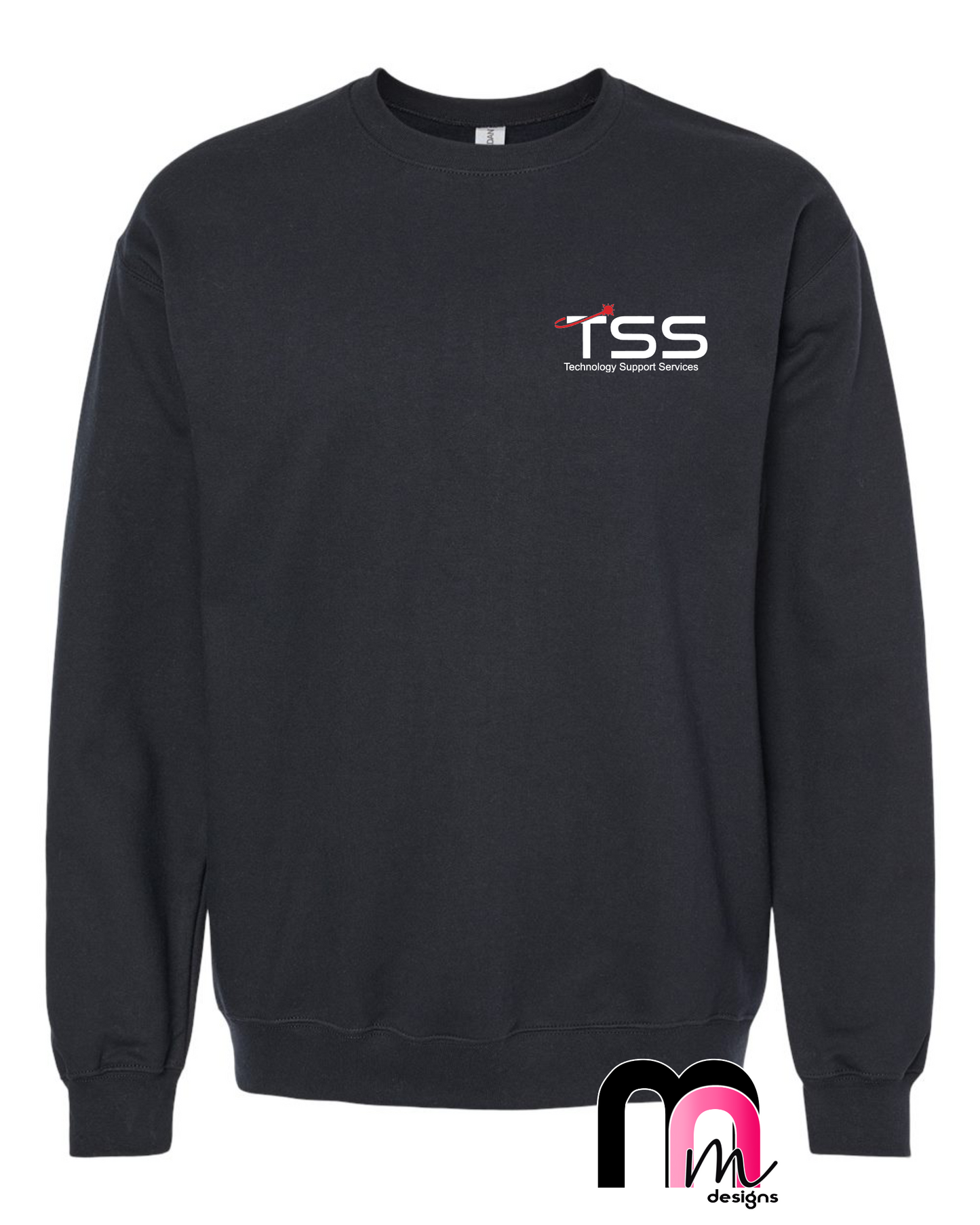 TSS Branded Crewneck Sweatshirt Black
