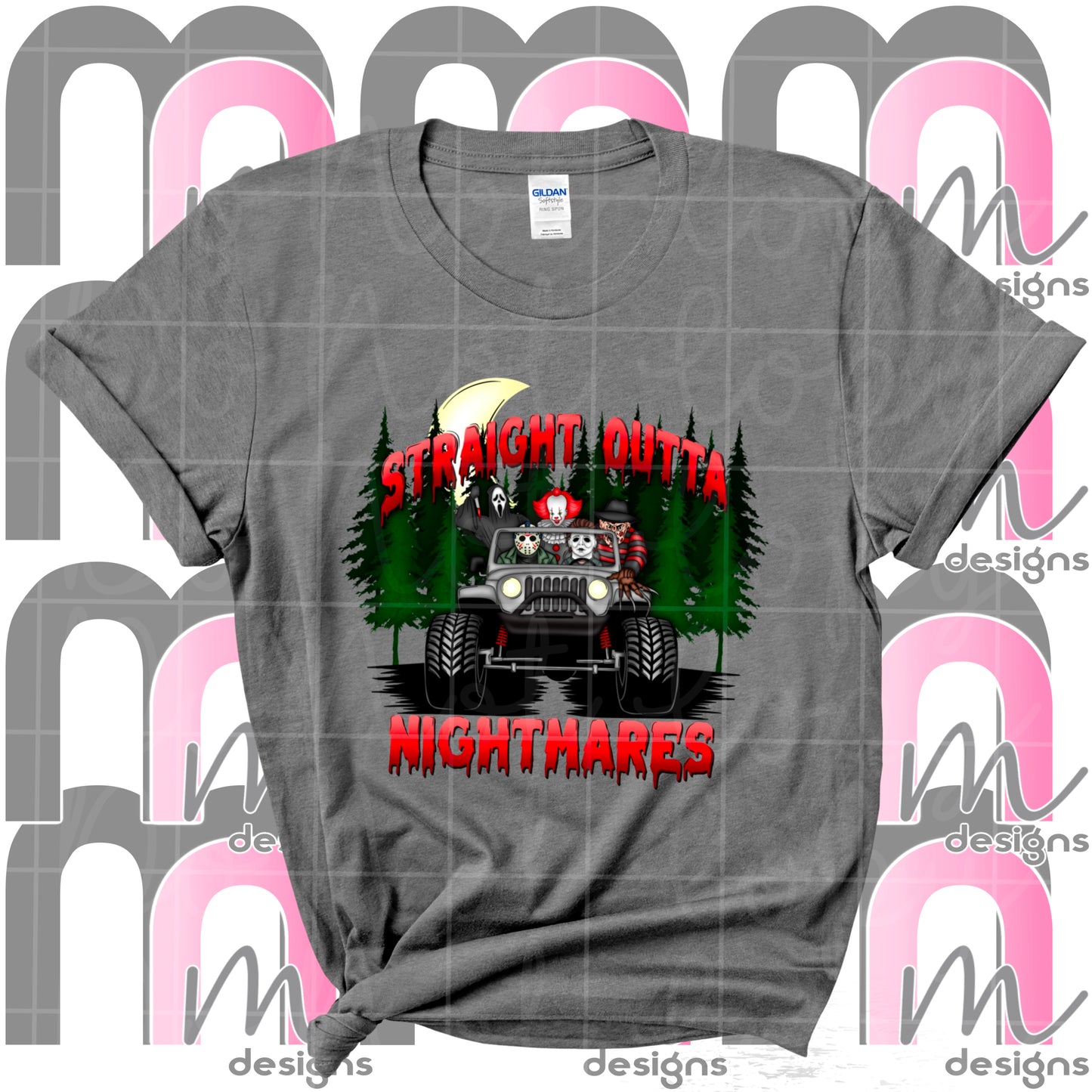 Jeep Nightmare DTF Print