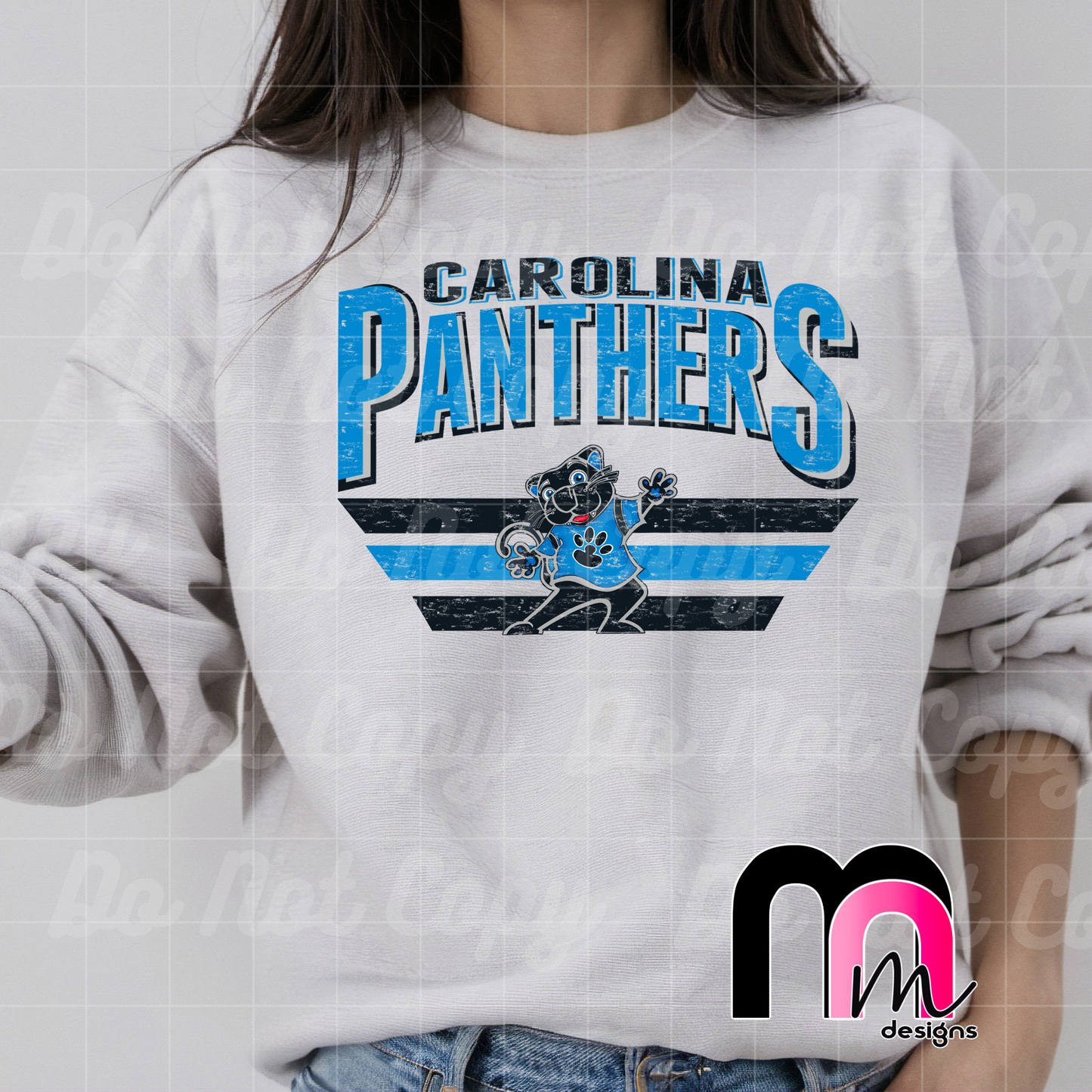 Panthers Mascot DTF