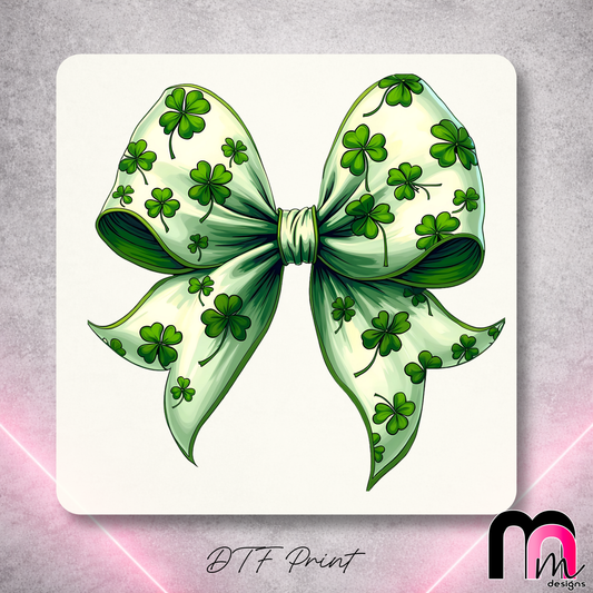 Shamrock Bow DTF