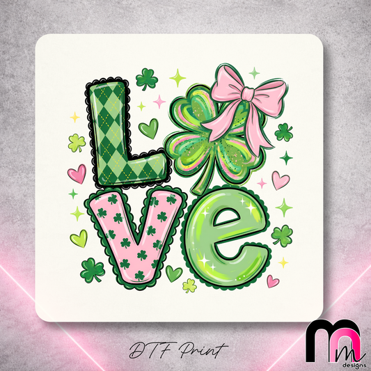 St Patricks Love DTF
