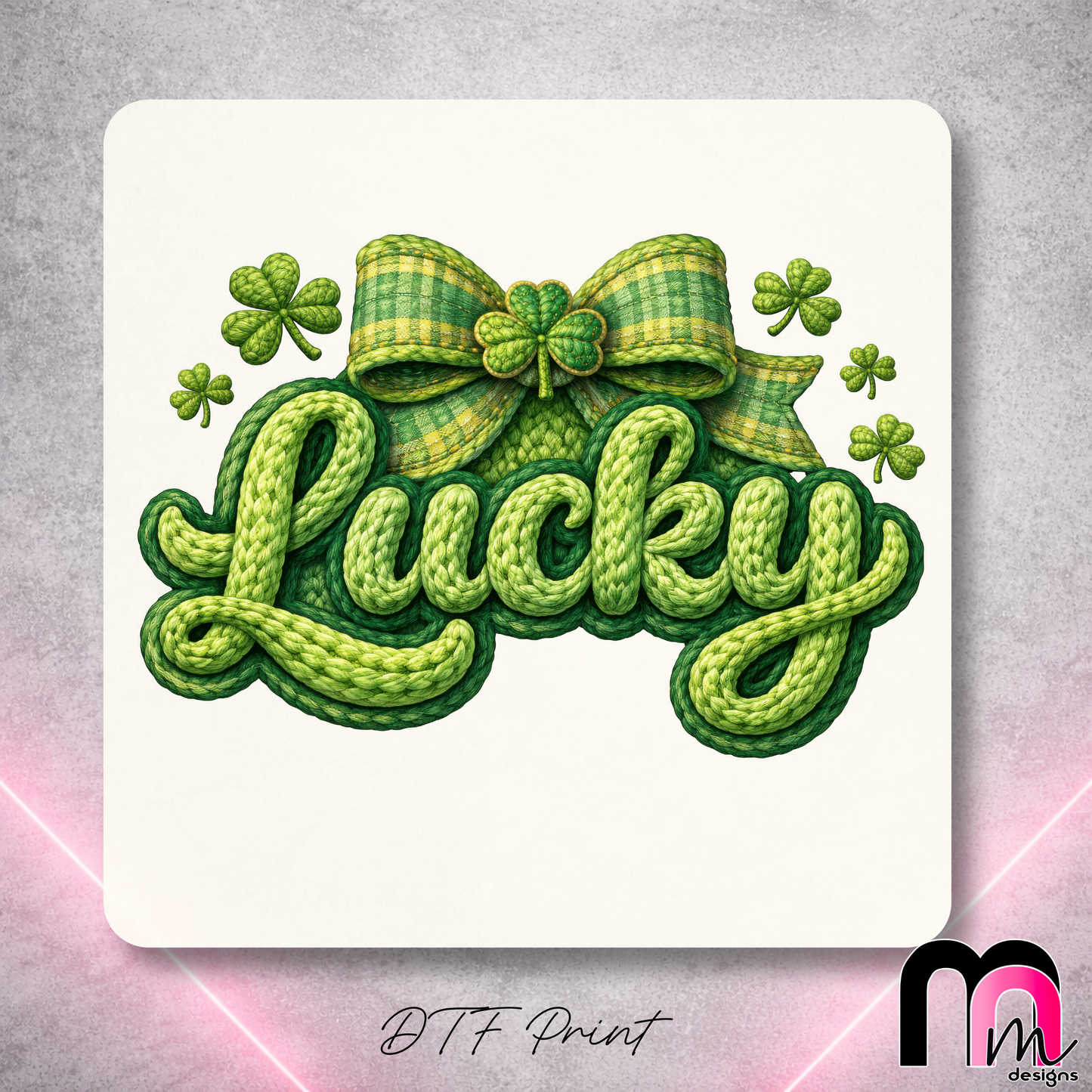 Lucky Knit DTF