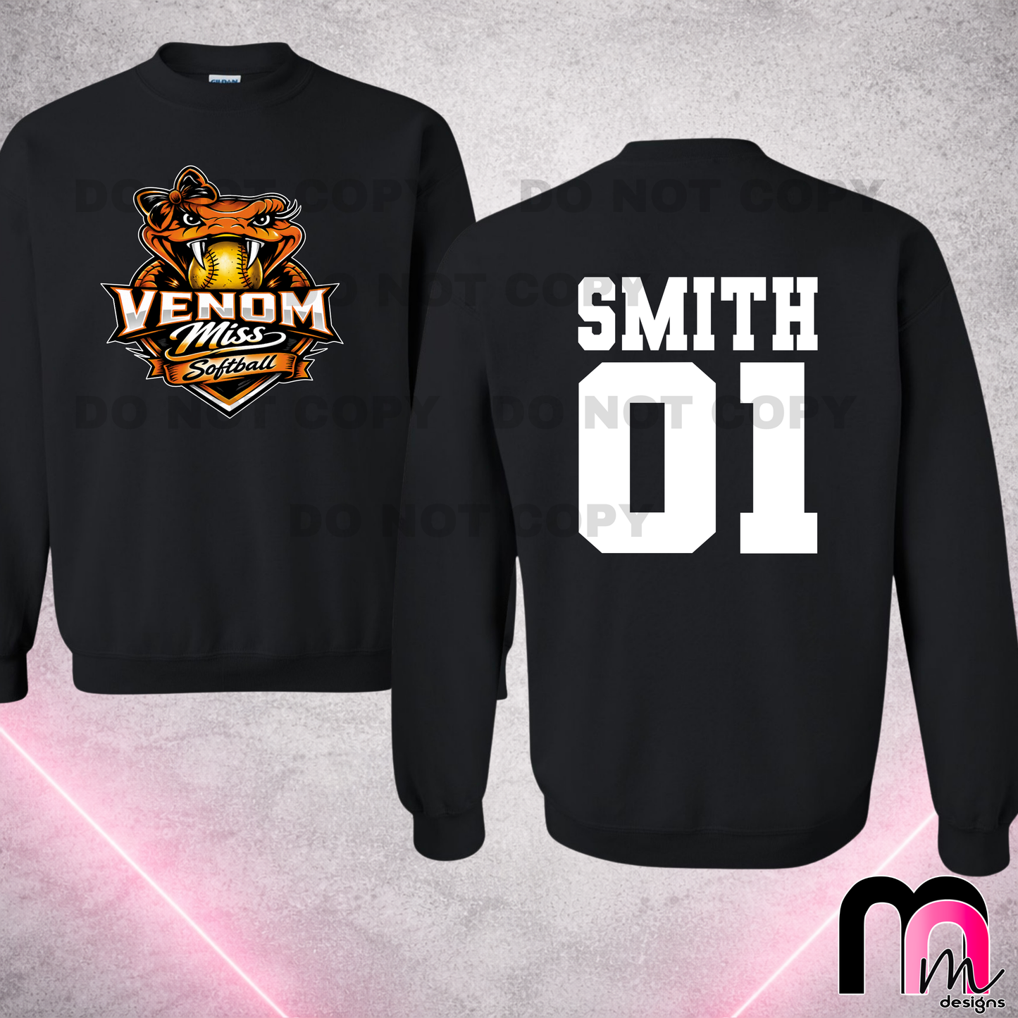 Venom Adult Sweatshirt *Customized*