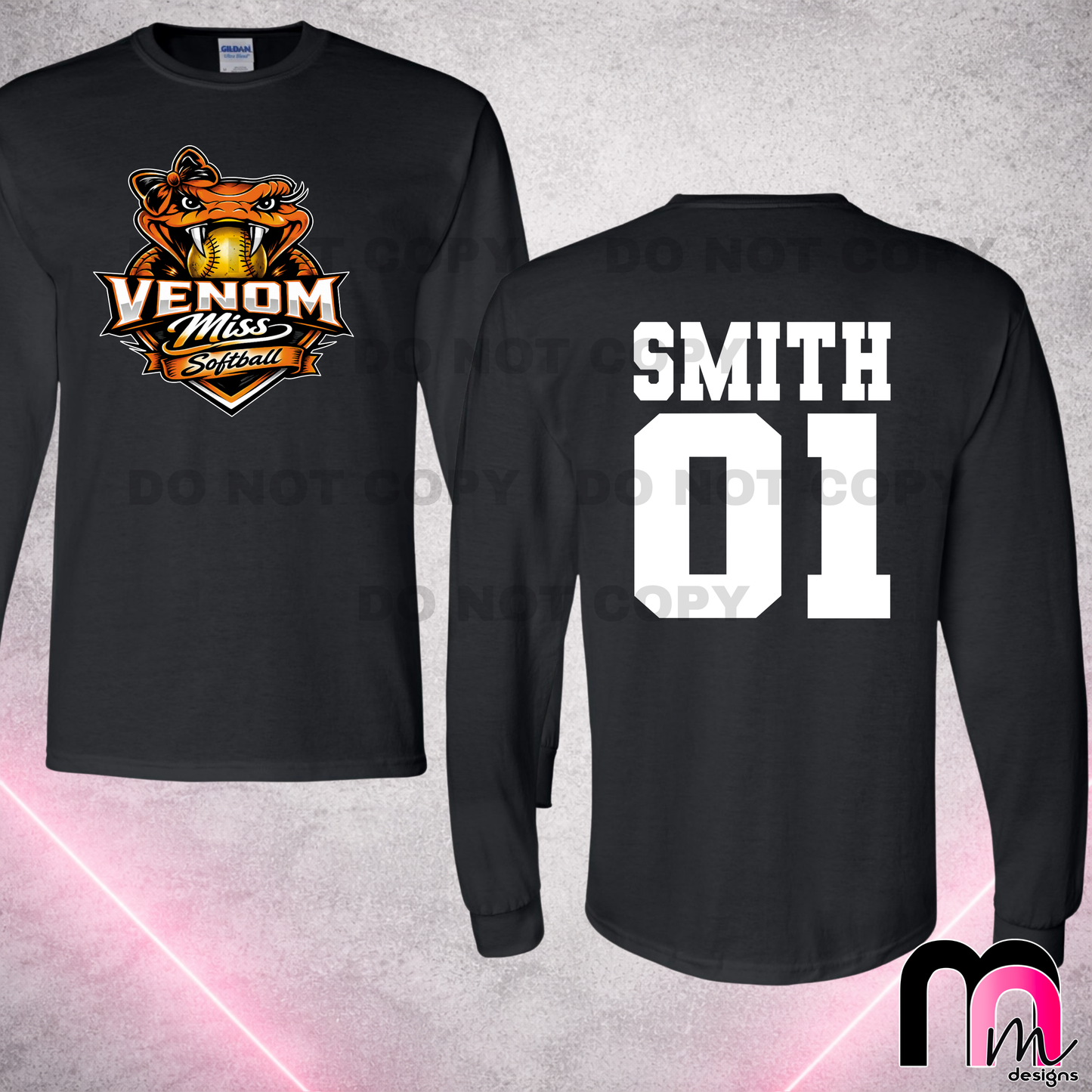 Venom Adult Long Sleeve *Customized*
