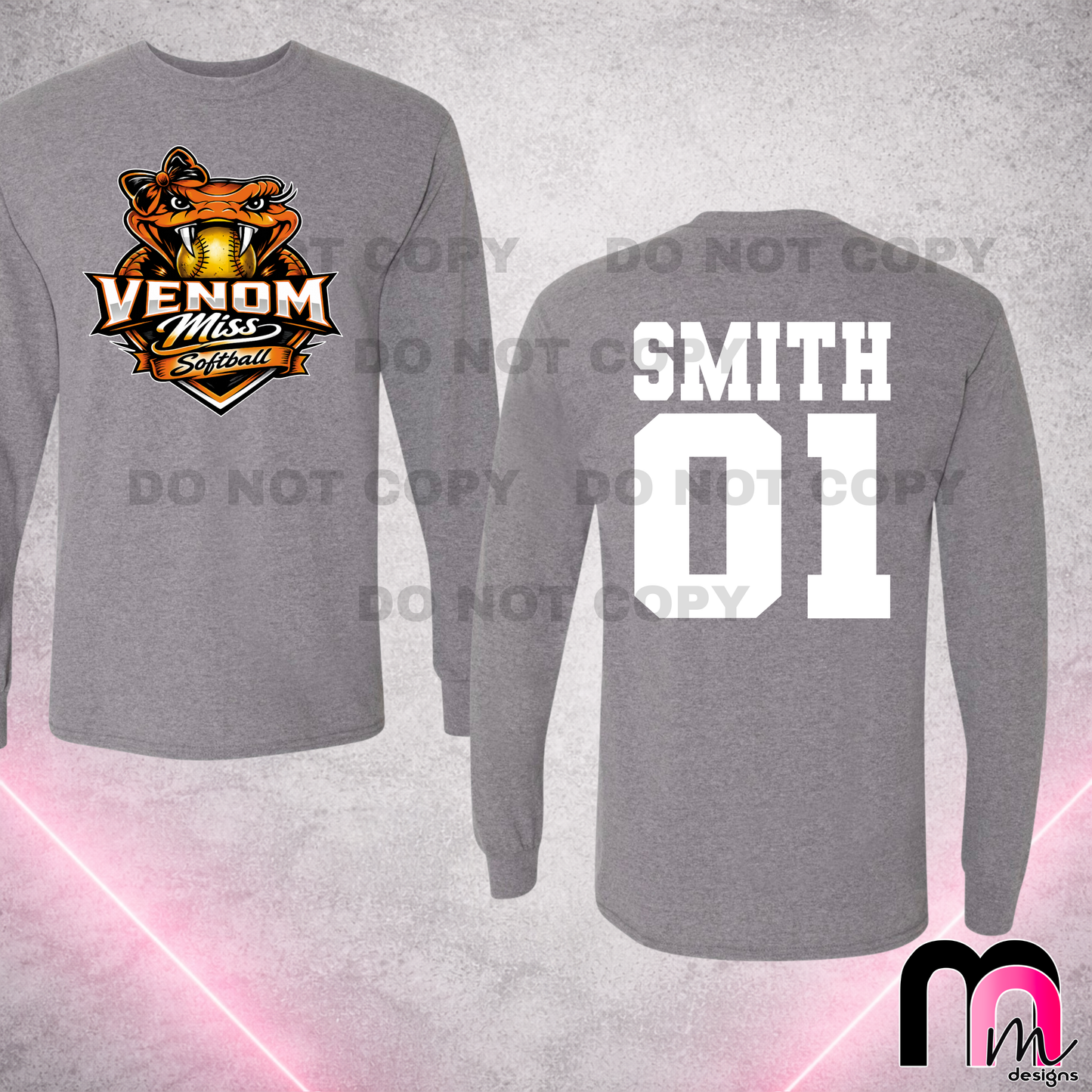Venom Adult Long Sleeve *Customized*