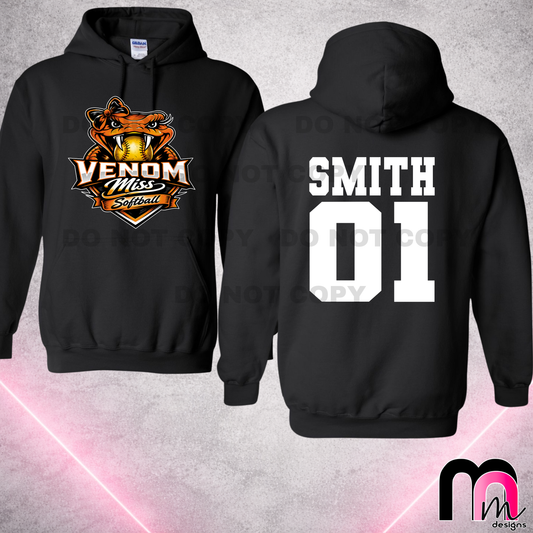 Venom Adult Hoodie *Customized*